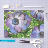 Anemon Decorated Tissue Paper Seidenpapier (Handwerk)