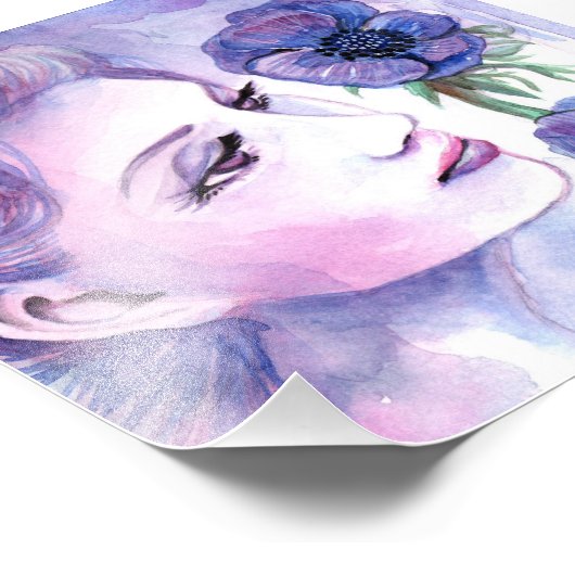 Anemon Fotodruck (Ecke)