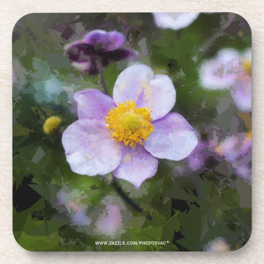 Anemon Getränkeuntersetzer (Vorderseite)