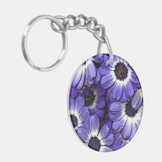 Anemon Schlüsselanhänger (Vorderseite links)