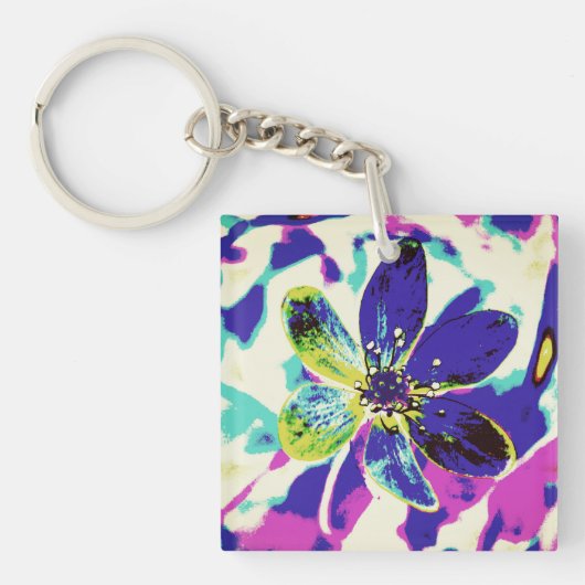 Anemon-Schlüsselanhänger Schlüsselanhänger (Vorderseite)