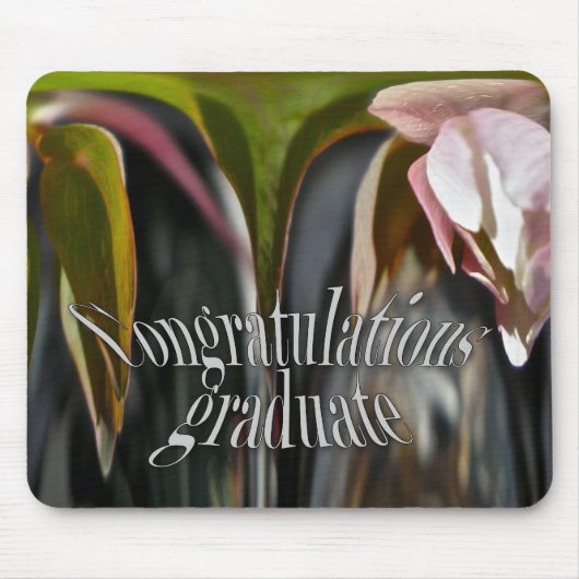 Anemone Abstrakt Mousepad Graduate Glückwunsch (Vorne)