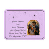 Anemone auf Light Lilac Magnet (Horizontal)