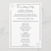 Anemone auf Weiß Programm (Rückseite)