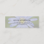 Anemone Blanda Mini Visitenkarte (Rückseite)