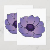Anemone-Blume (Vorne/Hinten)