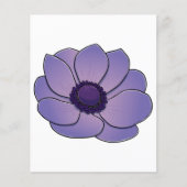 Anemone-Blume (Vorderseite)
