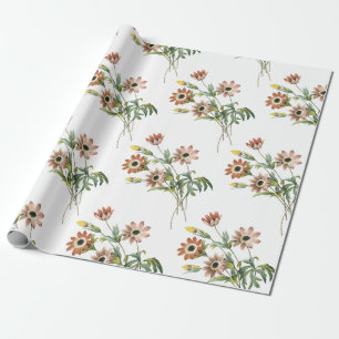 Anemone Blume Pattern Geschenkpapier