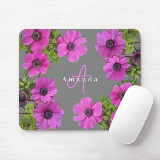 Anemone Blume - Personalisiert Mousepad (Mit Mouse)