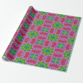 Anemone Blumen Abstract Muster No1 Geschenkpapier (Ungerollt)