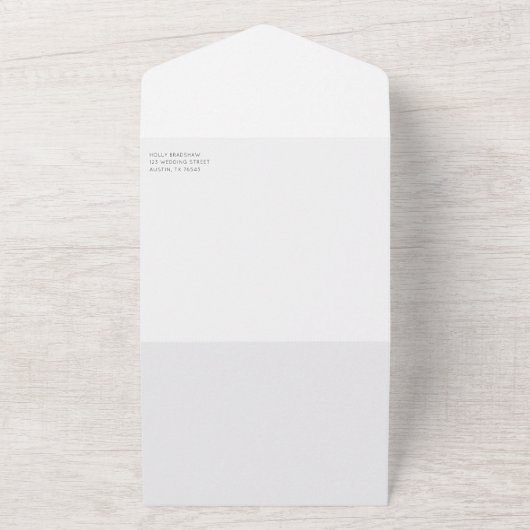 Anemone Bouquet Hochzeit in einer Einladung (Außenbereich)