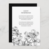 Anemone Bouquet Wedding Insert (Vorne/Hinten)