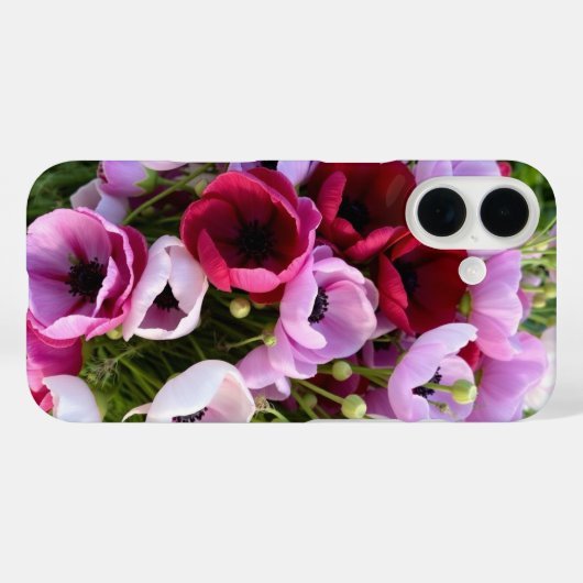 Anemone Charm Case-Mate iPhone Hülle (Rückseite (Horizontal))