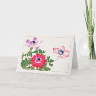 Anemone coronaria von Tanigami Konan Karte