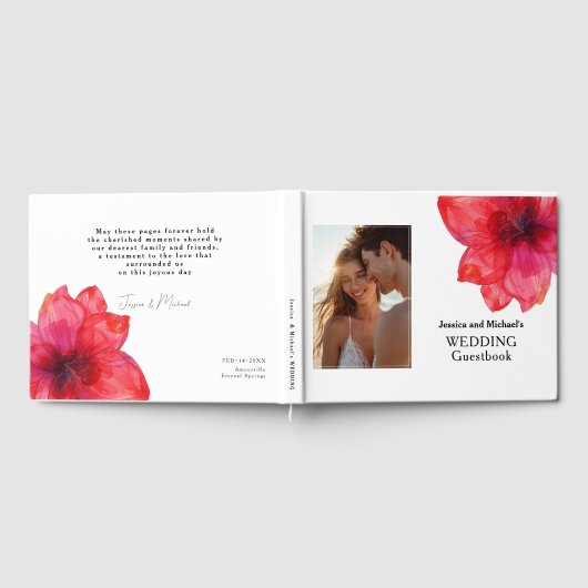😍 Anemone Dreamscape Wedding Gästebuch (Voll)