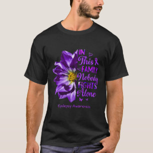 Anemone Epilepsy Awareness Kostüme Niemand kämpft T-Shirt