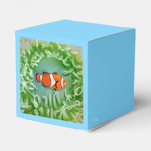 Anemone Favor Box Geschenkschachtel (Rückseite)