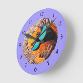 Anemone Fish NumberRound Wall Clock Runde Wanduhr (Winkel)