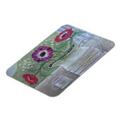 Anemone im Weißen Jug 2013 Magnet (Linke Seite)