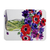 Anemone in einem Glass Jug Magnet (Horizontal)