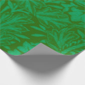 Anemone in Forest Green, ein William Morris-Muster Geschenkpapier (Ecke)