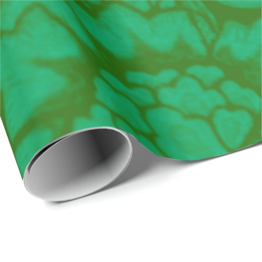 Anemone in Forest Green, ein William Morris-Muster Geschenkpapier (Rolleneckpunkt)