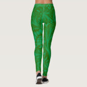 Anemone in Forest Green, Leggings (Rückseite)