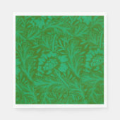 Anemone in Forest Green Serviette (Vorderseite)