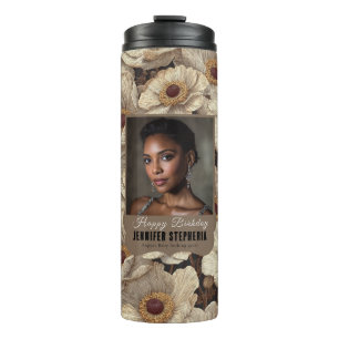 Anemone inspirierte Geschenke zum 60. Geburtstag f Thermosbecher