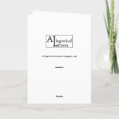 Anemone, Karte (Rückseite)