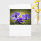 Anemone, Karte (Gelbe Blume)