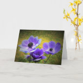 Anemone, Karte (Gelbe Blume)