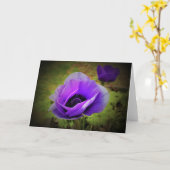 Anemone, Karte (Gelbe Blume)