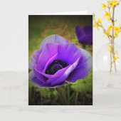 Anemone, Karte (Gelbe Blume)