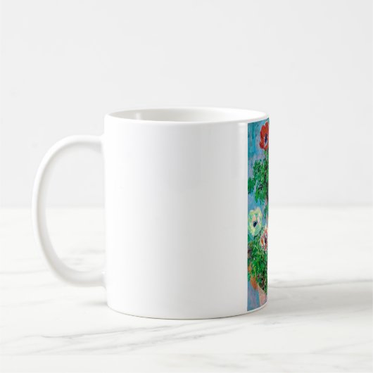 Anemone, Monet Kaffeetasse (Links)