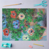 Anemone, Monet Seidenpapier (Basteln)