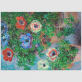 Anemone, Monet Seidenpapier (Vorderseite)