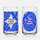 Anemone Muster Dosenglas (Rückseite)