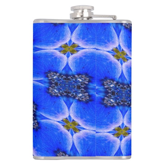 Anemone Muster Flachmann (Rückseite)