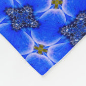 Anemone Muster Fleecedecke (Ecke)