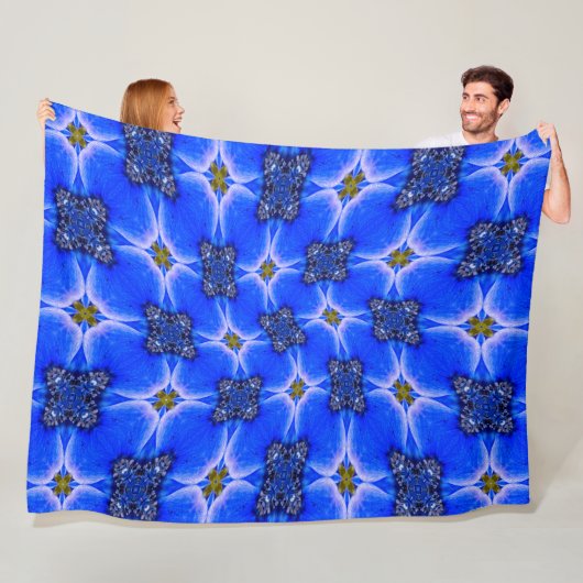 Anemone Muster Fleecedecke (Beispiel)