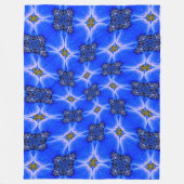 Anemone Muster Fleecedecke (Vorderseite)