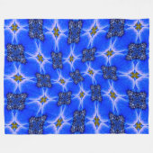 Anemone Muster Fleecedecke (Vorderseite (Horizontal))