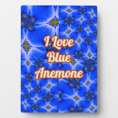 Anemone Muster Fotoplatte (Vorderseite)