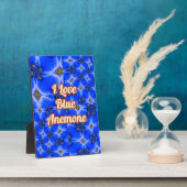 Anemone Muster Fotoplatte (Seite)