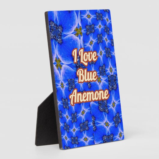 Anemone Muster Fotoplatte (Seite)