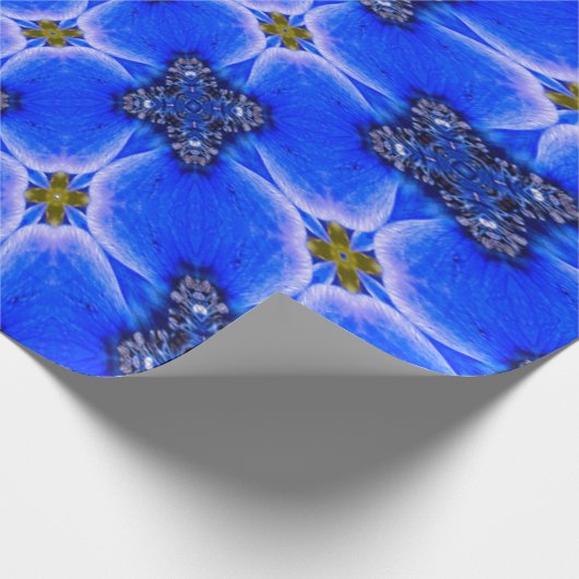 Anemone Muster Geschenkpapier (Ecke)