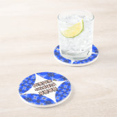 Anemone Muster Getränkeuntersetzer (Seite)