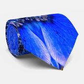 Anemone Muster Krawatte (Gerollt)