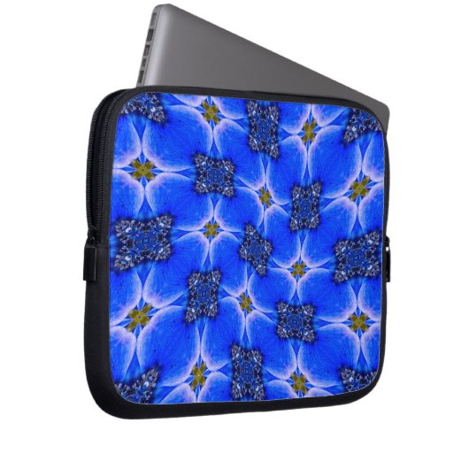 Anemone Muster Laptopschutzhülle (Vorne Rechts)